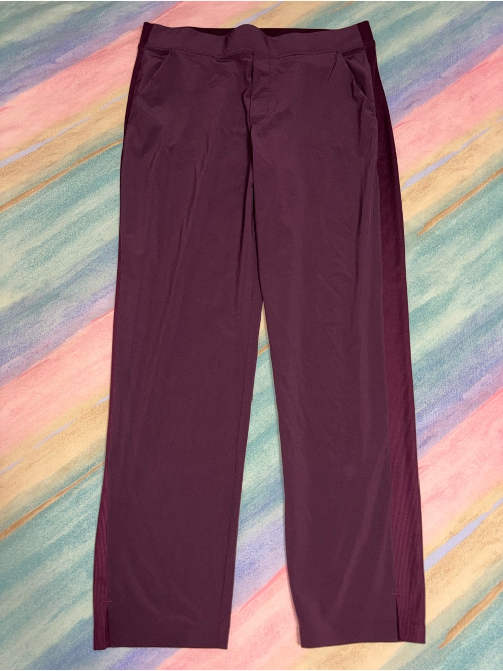 Athleta Plum Cropped Ankle Pants